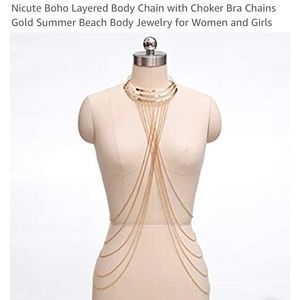 Boho layering body chain